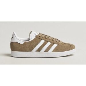 New - ADIDAS ORIGINALS Gazelle Sneaker Beige/White 11.5 Men's JR6284